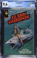 FLASH GORDON 30 CGC 9.6 40 CENT & 30 CGC 9.4 50 CENT WP V1 WHITMAN 1980-81 SHARK picture