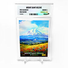 MOUNT SAINT HELENS Holographic Card 2023 GleeBeeCo Slabbed #MNWS-L Only /49 picture