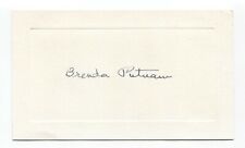 Brenda Putnam Signed Card Autographed Signature Artist Sculptor picture