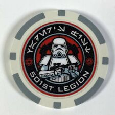 Star Wars 501st Legion Stormtrooper Garrison So. California Poker Chip Marker picture