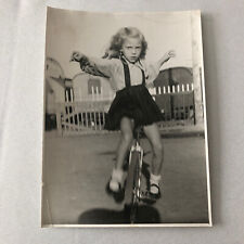 Circus Performer Child Girl on Unicycle Photo Photograph The Bleckwenns German picture