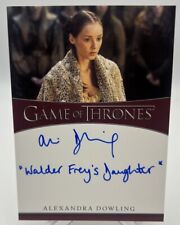 Alexandra Dowling As Roslin Frey 🔥2021 Rittenhouse Game of Thrones Autograph🔥 picture