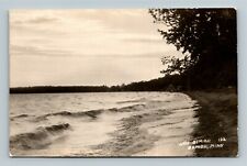 RPPC Bemidji MN-Minnesota, Lake Bemidji Real Photo Vintage Souvenir Postcard picture