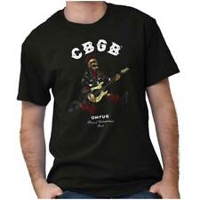 Vintage CBGB Concert Rocker And Roll 1973 Adult Short Sleeve Crewneck Tee picture