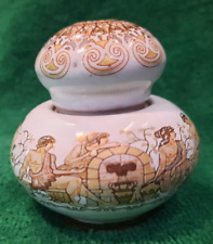 VTG Miniature Porcelain Perfume Jar Greece Handmade Venus Serie Perfumes RARE picture