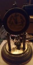 Vintage Schatz Dome Clock - For Restoration As Is - Nice Artwork On Face Antique picture