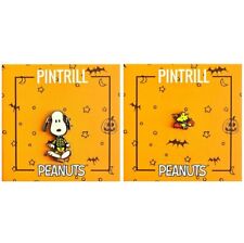 ⚡RARE⚡ PINTRILL x PEANUTS 2017 HALLOWEEN SNOOPY & WOODSTOCK PIN *BRAND NEW* 🎃 picture