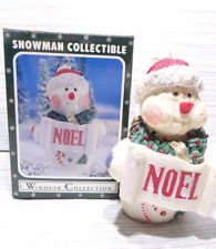 Vintage WINDSOR COLLECTION Snowman Collectible - Snowman Noel 5