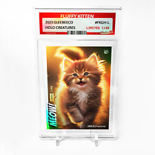 FLUFFY KITTEN Art Card 2023 GleeBeeCo Holo Creatures #FKGH-L /49 Made picture