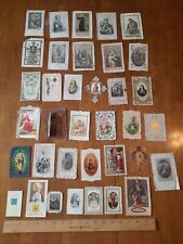 Rare Vintage Catholic Lace Holy Prayer Cards Religious Collectible, 1 From 1886 picture