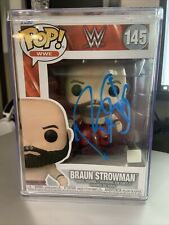 Funko Pop WWE - Braun Strowman #145 AUTOGRAPHED (Blue) JSA COA picture