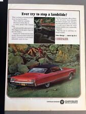 1967 Chrysler Newport Original Advertisement 11x14 Print Art Car Ad LG63 picture