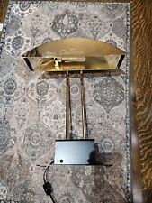 Vintage Art Deco Style Brass And Metal Piano Stand Light Lamp by Yamaha picture