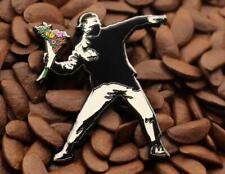 Banksy Art Pins Flower Thrower Pin picture