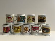 Vtg Lot of 9 Collector's Studio Porcelain Mugs Bon Ami Heinz Carnation Whitman's picture