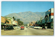 1959 Drugstore Street Scene Monrovia California CA Vintage Posted Postcard picture