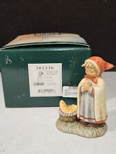 1998 Berta Hummel Goebel BH 26/P Peasant Girl W Basket Figurine Nativity IN BOX picture