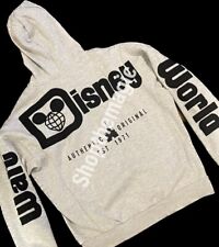 Disney World Parks 2023 Authentic Original Est. 1971 Grey Zip Up Hoodie Size L. picture