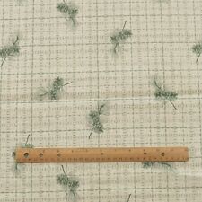 Vintage Springs Industries Pinecone Print Fabric Green Cotton 2 YD picture