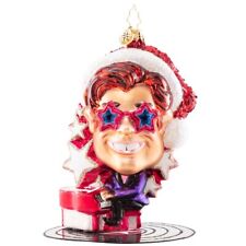 Christopher Radko ELTON JOHN Center Stage Red Piano Christmas Ornament New picture