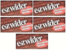 5x EZ Wider Rolling Papers Double Wide *GENUINE* 5 Packs *FREE USA Shipping* picture