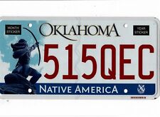 OKLAHOMA passenger license plate 