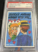 1960 Topps PSA 8 Vintage Funny Valentines #16A Graded NM-MT - Clean Holder picture