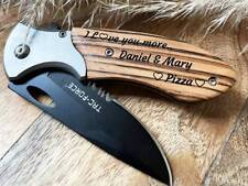 Personalized Pocket Knife - Engraved Gift for Husband, Dad, Boyfriend, Friend picture