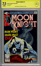 Moon Knight 2 7.5 Signed by Bill Sienkiewicz picture