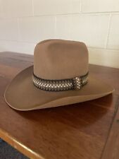 Vtg Resistol Stagecoach Powder River Tanbark Self Conforming Cowboy Hat  7 1/8 picture
