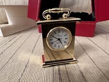 Vintage CHASS Carriage Clock in Brass In Box picture