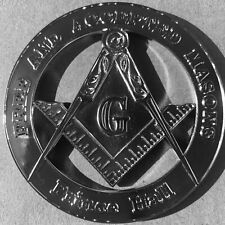 Masonic prince hall chrome emblem for truck car  3 inches picture