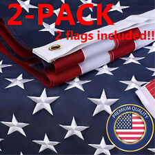 2X US USA American Flag 2x3 Luxury Embroidered United States Flag Outdoor picture