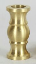 1/8ips. x 1/8ips Female Slip Through Unfinished Brass Small Bull Neck Lamp Part picture