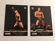 Two 2015 Topps WWE The Rock Cards Trading Cards picture