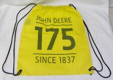 John Deere Tractor 175 Years BACKPACK Cloth School Bag Banner Vtg Farm FREE S/H picture