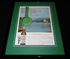 1968 Usher's Green Stripe Scotch Whisky 11x14 Framed ORIGINAL Advertisement B picture
