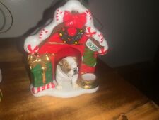 danberry mint Christmas bulldog picture
