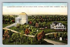 Vicksburg Mississippi, Illinois State Mon. Shirley House, Vintage Postcard picture