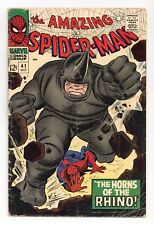 Amazing Spider-Man #41 GD- 1.8 1966 1st app. Rhino picture