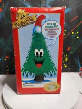 VTG 1996 Gemmy Douglas Fir The Talking Tree Animated Open Box Sealed Plastic picture