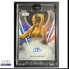 2023 Star Wars Signature Series Auto #A-ABA Andrea Bartlow as Twi'lek Server picture