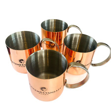 Set of 4 Russian Standard Vodka Copper Cocktail Mug Moscow Mule Metal picture