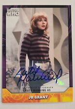 Katy Manning as Jo Grant Purple 3/10 Autograph Card 2017 Topps Doctor Who picture