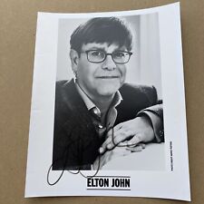 Elton John signed in-person promotional photo picture