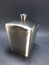 Sears Vintage Silver Tone Canister with lid picture