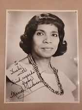 Marian Anderson To Drake With Kind Regards Autographed 7.75