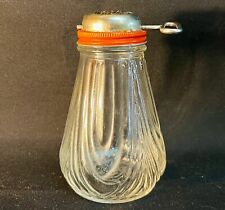 Vintage Hand Crank, Spice/Nut Grinder, Glass Jar, 5.75