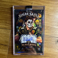 Wild Card Sugar Skull Dia De Los Muertos Drew Allar Auto 11/11 Card 2024 picture
