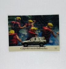Rare 1996 Honda CRV lenticular Post Card Advertisement Greetings 6x4” P1 picture
